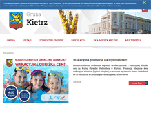 Tablet Screenshot of kietrz.pl